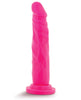 Blush Neo 7.5’’ Dual Density Cock - Neon Pink - Dongs & Dildos