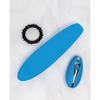 2ChooseLove The LuvSlide Couples Vibrator w/Remote - Blue - Penis Enhancement