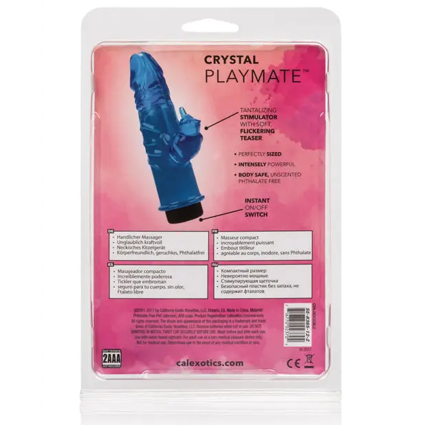 3’’ Crystal Playmate - Blue - Vibrators