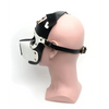 665 Bondage Pup Hood - O/S Black/White