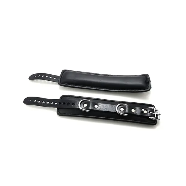 665 Padded Locking Wrist Restraint - Black - Bondage Blindfolds & Restraints