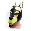 665 Playful Pup Hood - O/S Black/Yellow