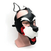 665 Playful Pup Hood - O/S Red/White/White