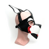 665 Playful Pup Hood - O/S Red/White/White