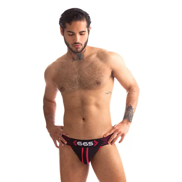 665 Rally Jockstrap - L Red - Lingerie - Packaged