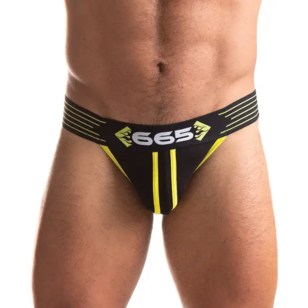 665 Rally Jockstrap - XL Yellow - Lingerie - Packaged
