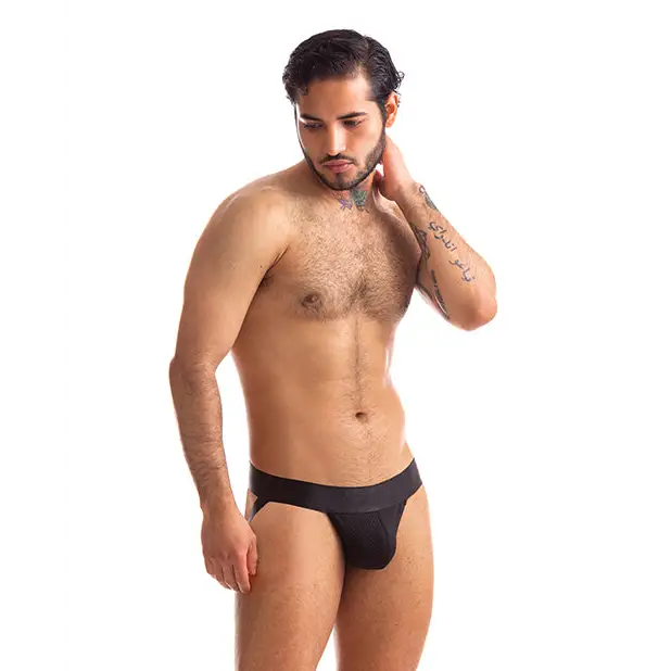665 Stealth Jockstrap - L Black - Lingerie - Packaged