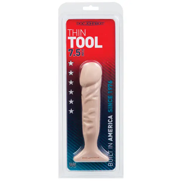 7.5’’ Classic Thin Tool - White - Dongs & Dildos