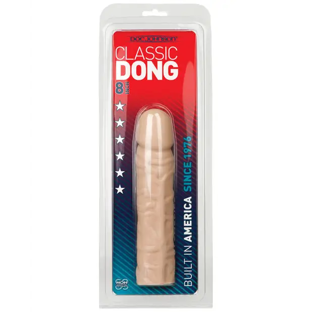 8’’ Classic Dong - White - Dongs & Dildos
