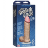 8’’ Realistic Cock w/Balls - White - Dongs & Dildos