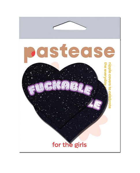 Pastease F*CKABLE Heart, Black/Pink O/S