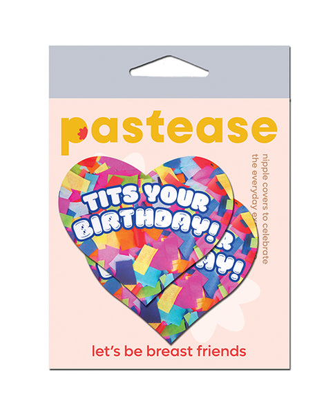 Pastease Tits Your Birthday! Heart, Multi-Color O/S