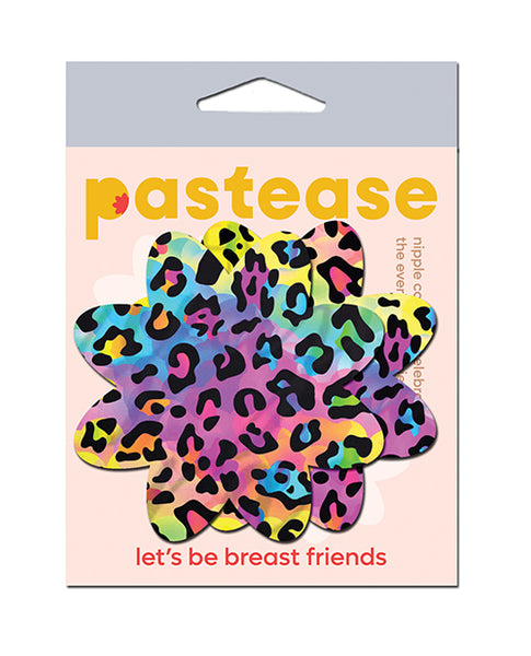 Pastease Cheetah Leopard Print Petal, Rainbow O/S