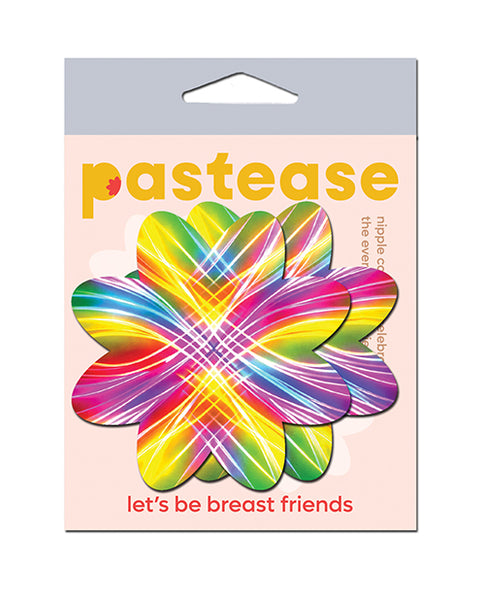 Pastease Electric Fractal Laser Petal, Rainbow O/S