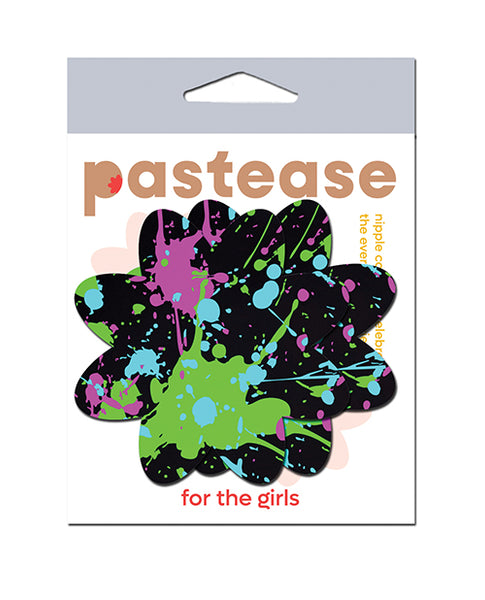 Pastease Vibrant Neon Paint Splatter Petal, Multi-Color O/S