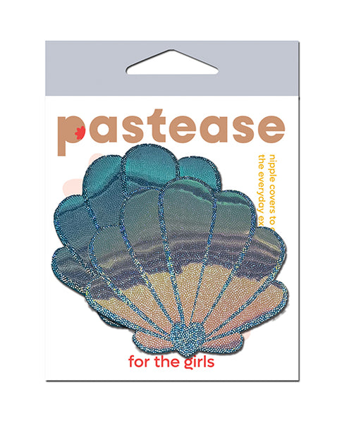 Pastease Opalescent Mermaid Shells, Seafoam Blue O/S