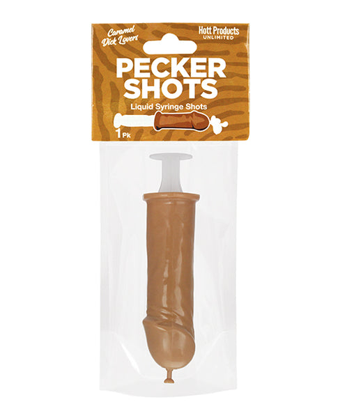 Pecker Shot Syringe, Brown