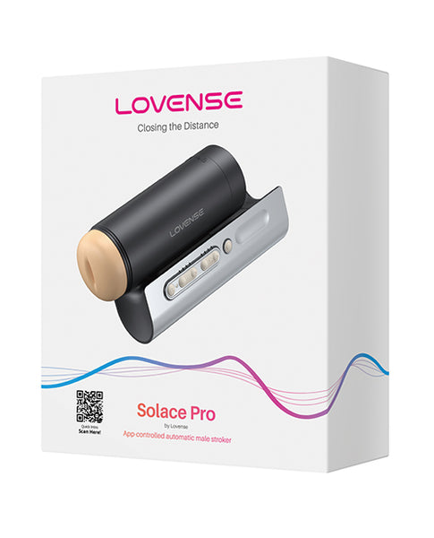 Lovense Solace Pro Thrusting Masturbator, Black
