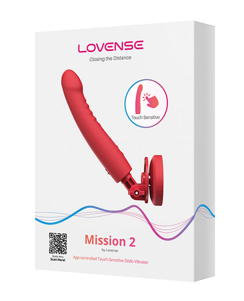 Lovense Mission 2 Touch-Sensitive Tech, Red