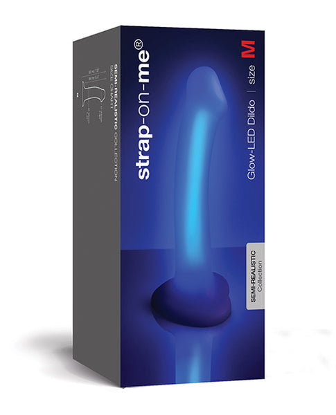 Strap-on-Me Glow-Led Dildo, Purple