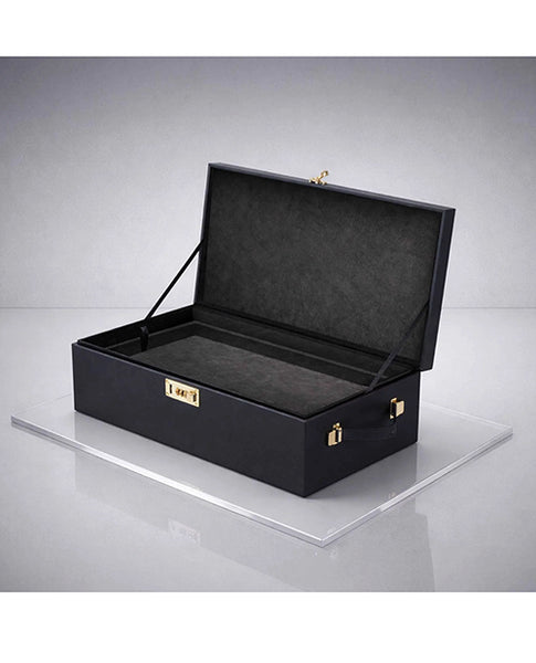 Strap On Me Le Coffret Prestige Edition Built-in Combination Lock Case, Black