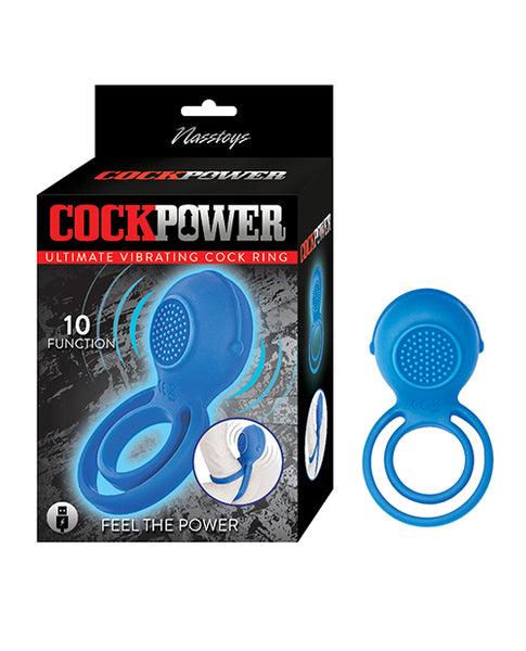 Cockpower Ultimate Vibrating Cock Ring, Blue