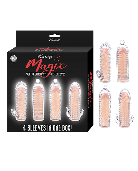 Magic Soft & Stretchy Tickler Sleeves, Clear