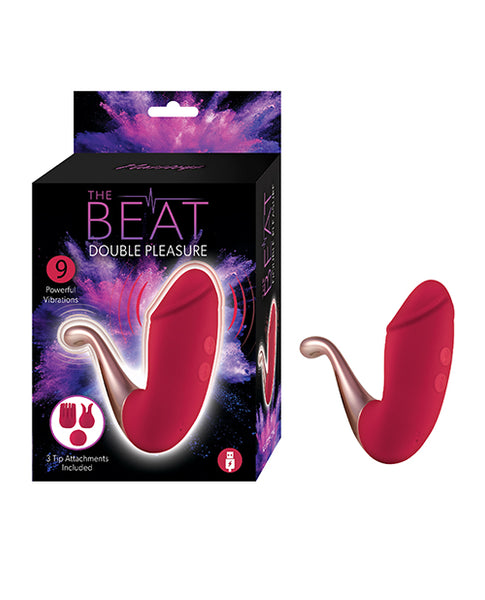 The Beat Double Pleasure G-Spot Vibrator, Red