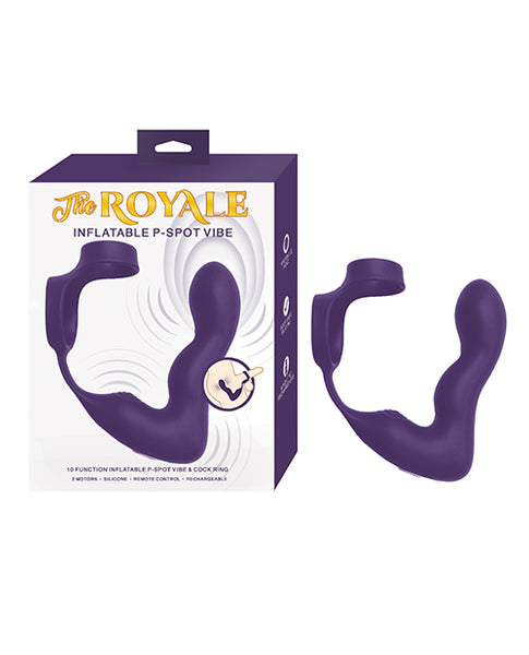 The Royale Inflatable P-Spot Vibe, Purple