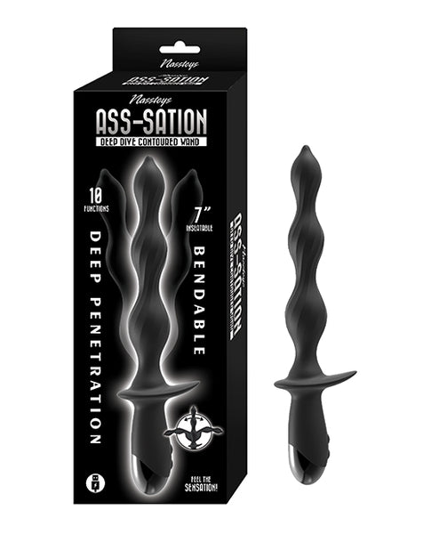 Ass-Station Deep Dive Contoured Wand, Black