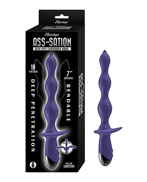 Ass-Station Deep Dive Contoured Wand, Purple
