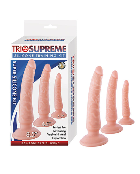 Nasstoys Trio Supreme Silicone Training Kit, Ivory