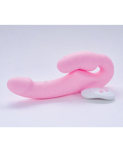 Sublime Togetherness Silicone Strapless Strap On w/Remote Control, Pink