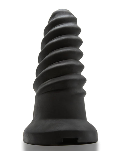 Oxballs Screwdhole Screw'd-in Open Tip Masturbator, Black