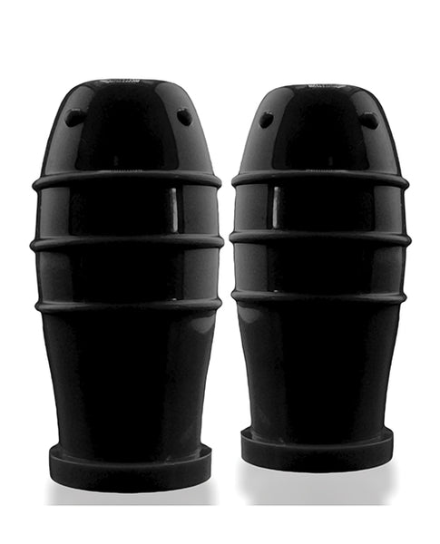 Oxballs Lankyz Silicone Nip Suckers, Black