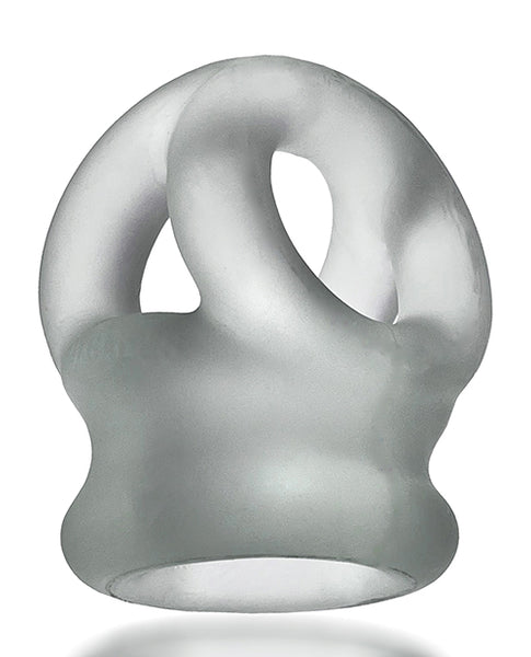 Oxballs Tri Squeeze Cocksling & Ballstretcher, Clear Ice