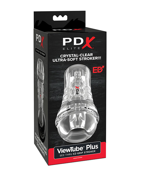 PDX Elite ViewTube See-Thru EZ-Grip Stroker, Clear