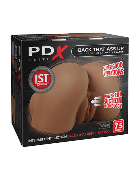 PDX Elite Back That Ass Up Automatic Mega Masturbator, Brown