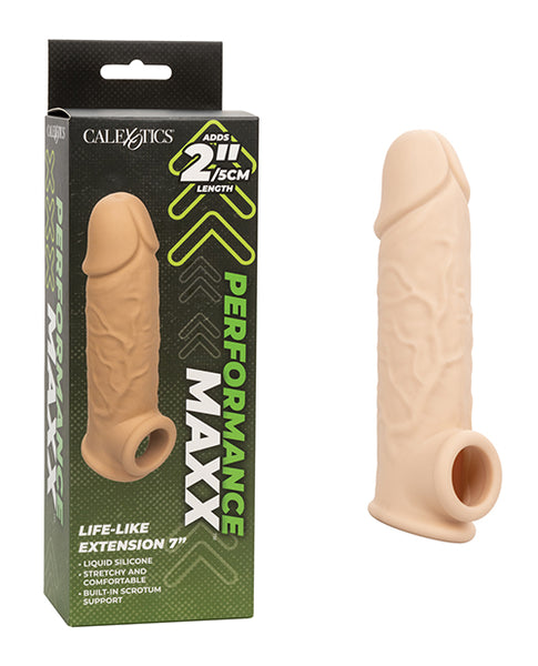 Performance Maxx Life-Like 7" Penis Extension, Ivory