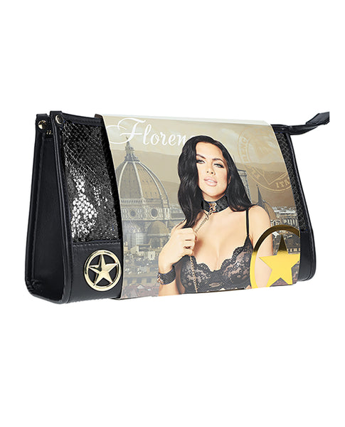 Shots Ouch! Florence Collection Bondage Kit w/Bag, Black