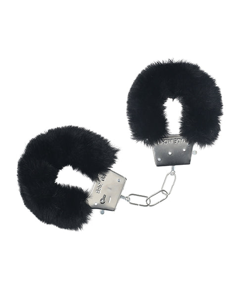 Shots Ouch! Classic Fluffy Handcuffs, Black