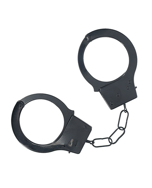 Shots Ouch! Classic Metal Handcuffs, Black