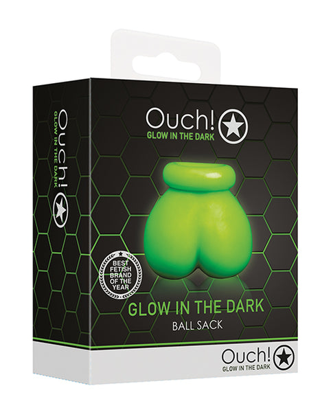 Shots Ouch Ball Sack, Glow in the Dark