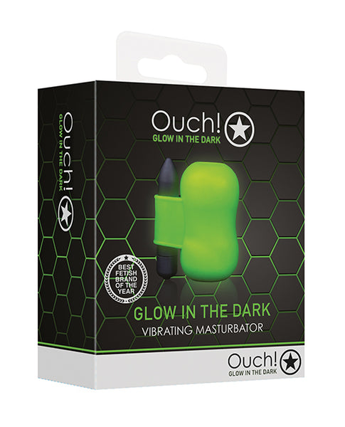 Shots Ouch Vibrating Masturbator, Glow in the Dark