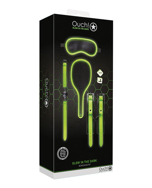 Shots Ouch Bondage Kit #1, Glow in the Dark