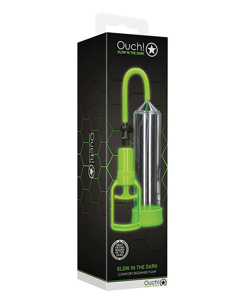Shots Ouch Comfort Beginner Pump, Glow in the Dark