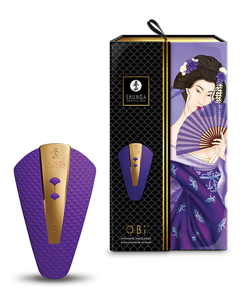 Shunga Obi Intimate Massager, Purple