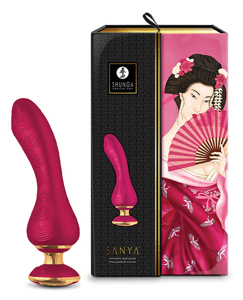 Shunga Sanya Intimate Massager, Raspberry