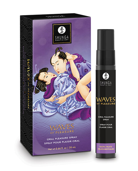 Shunga Waves of Pleasure Oral Pleasure Spray, .66 oz Exotic Fruits