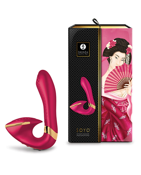 Shunga Soyo Intimate Massager, Raspberry